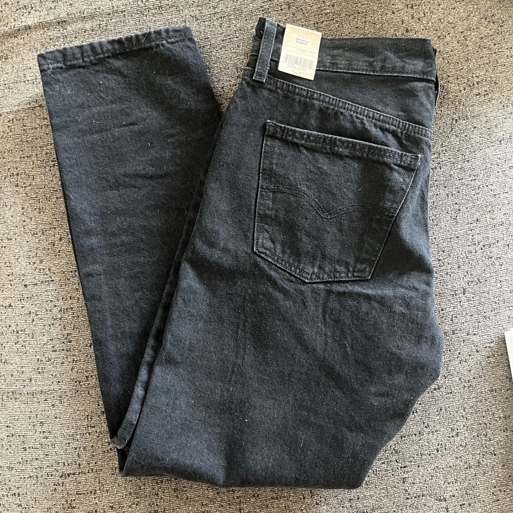 Levi's Women’s Black Straight Jeans